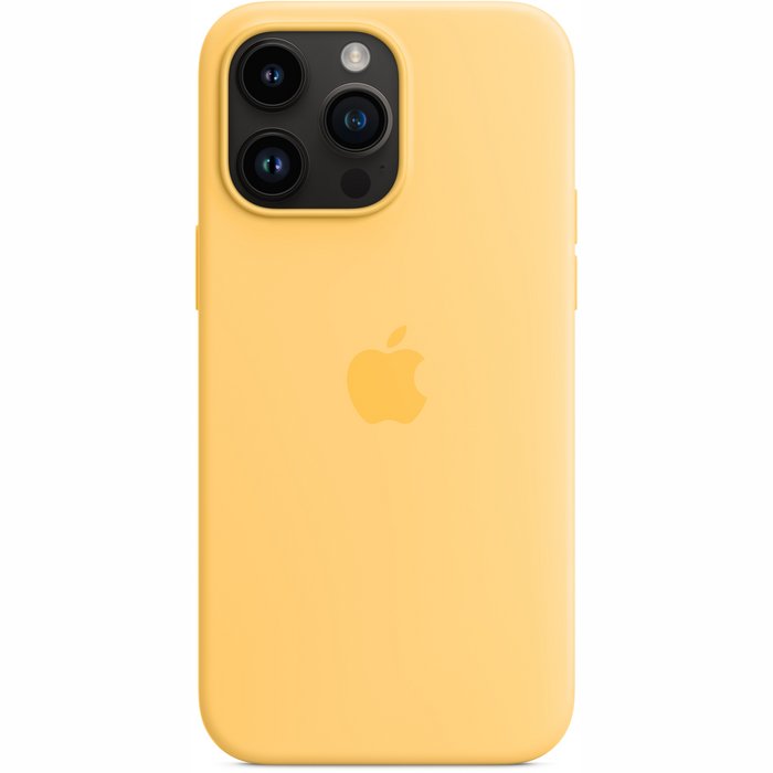 Apple iPhone 14 Pro Max Silicone Case with MagSafe Sunglow
