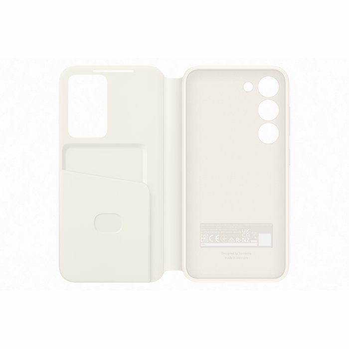 Samsung Galaxy S23 Smart View Wallet Case Cream