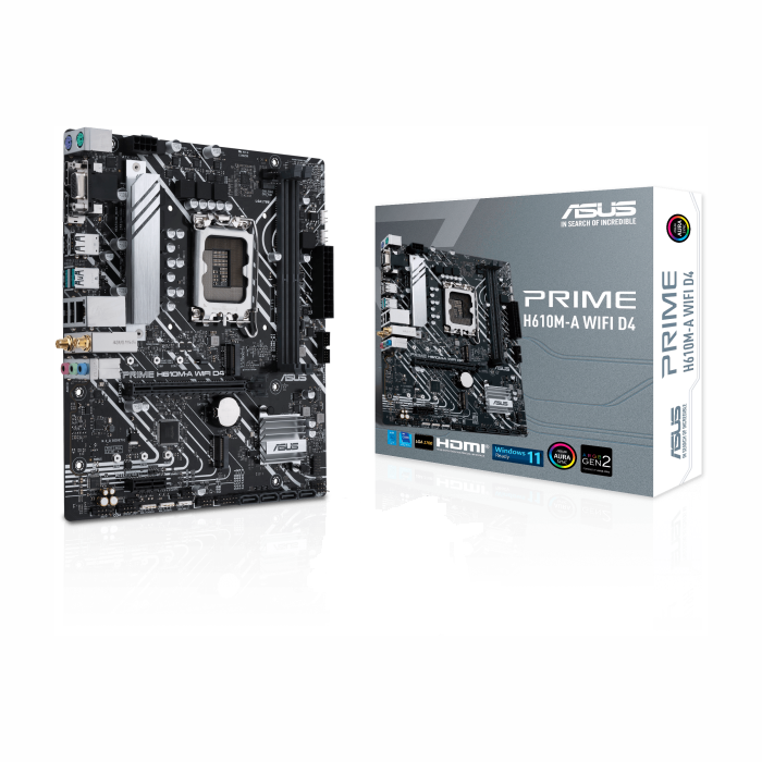 Mātesplates Asus Prime H610M-A WiFi D4
