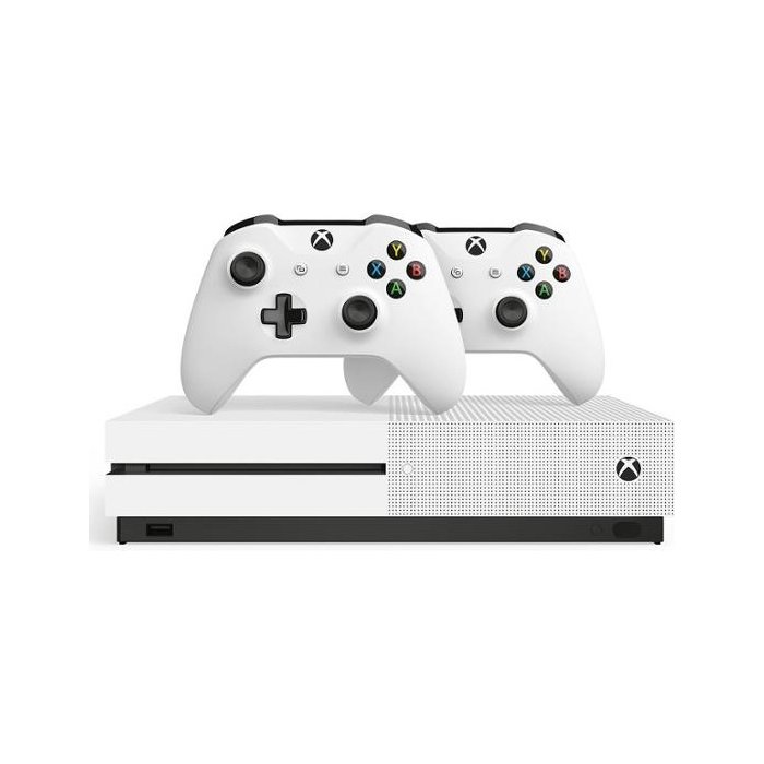 Spēļu konsole Microsoft Xbox One S 1TB White 1+1 controller