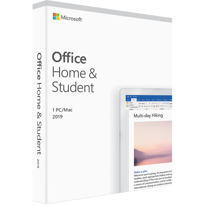 Programmatūra Microsoft Office Home and Student 2019 ENG