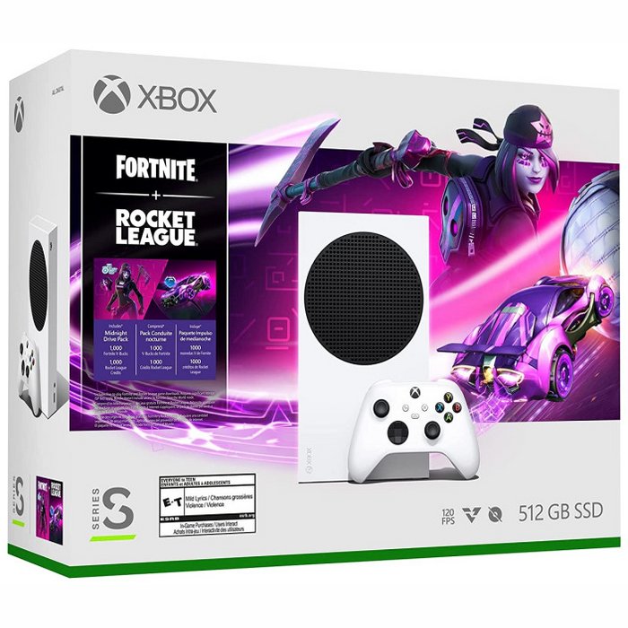 Spēļu konsole Xbox Series S 512GB + Fortnite + Rocket League Paket
