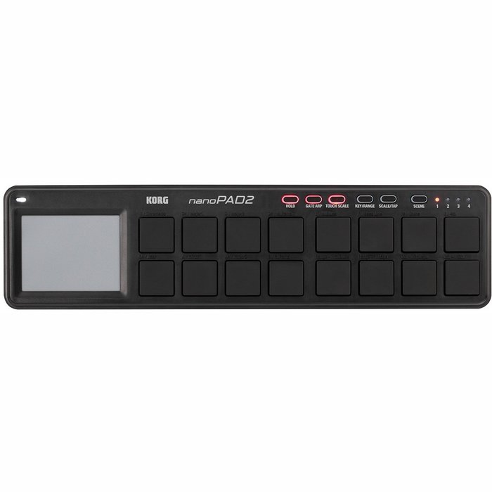 MIDI kontrolieris Korg nanoPAD2-BK Black