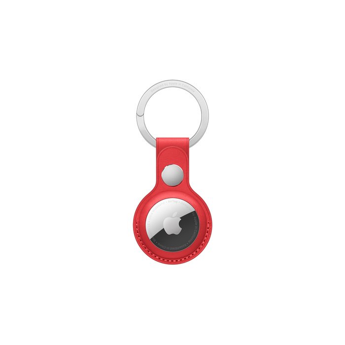 AirTag Leather Key Ring - (Product)Red