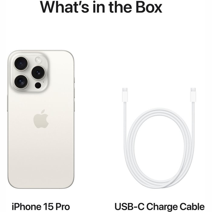 Apple iPhone 15 Pro 1TB White Titanium