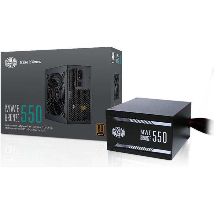 Barošanas bloks Cooler Master MasterWatt Bronze 550 W