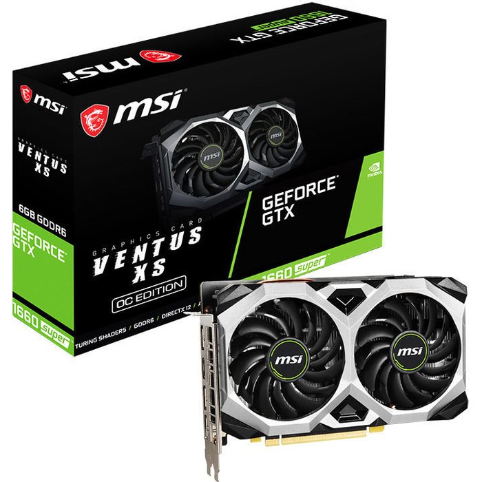 MSI NVIDIA GeForce GTX 1660 Super Ventus XS 6GB