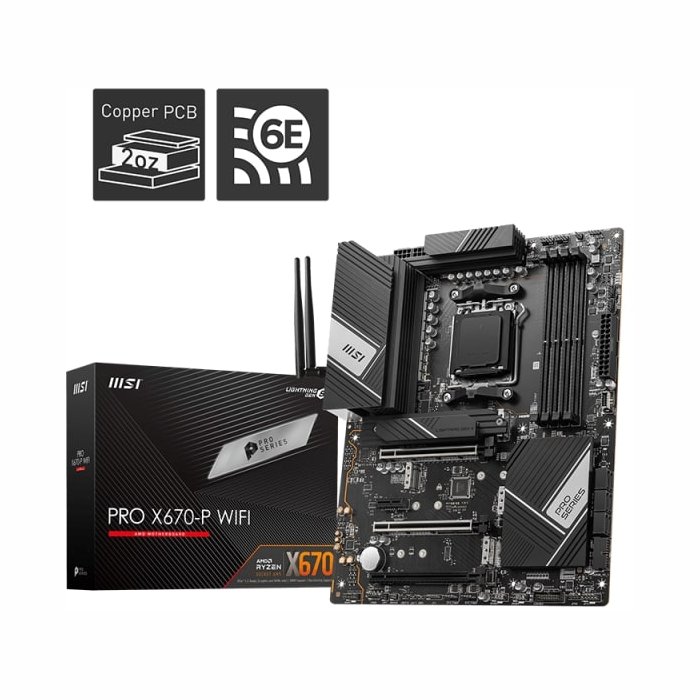 Mātesplate MSI Pro X670-P WiFi