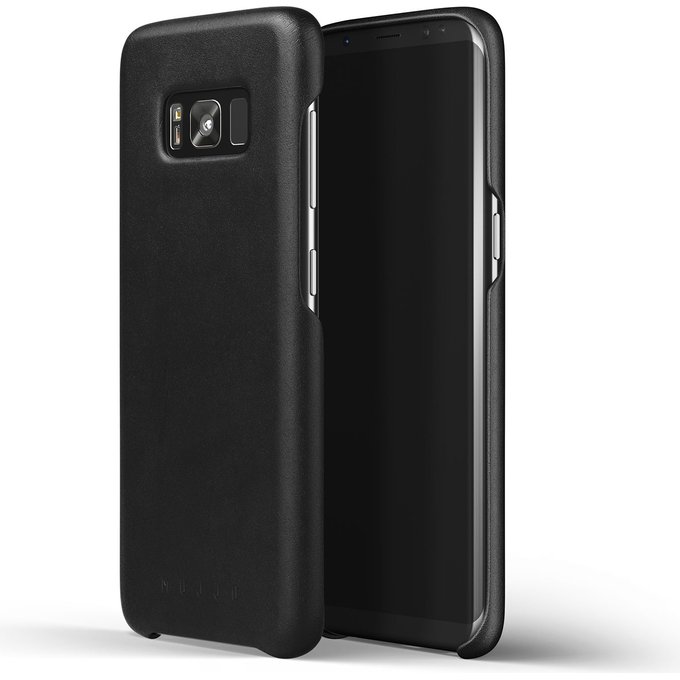 Mobilā telefona maciņš Mujjo Leather Case for Galaxy S8 Black
