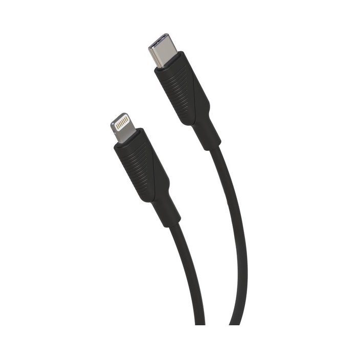 Muvit Car Charger PD 20W + Type-C Lightning Cable Black