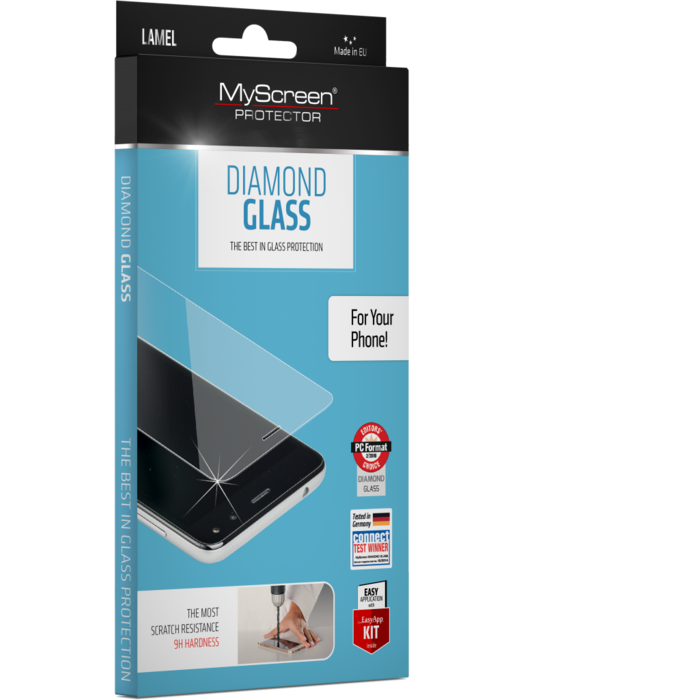 Viedtālruņa ekrāna aizsargs Aizsargstikls MyScreen Diamond glass for Samsung Galaxy A6+ Fullscreen