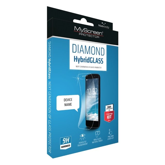 Viedtālruņa ekrāna aizsargs Aizsargstikls MyScreen hybrid glass for Samsung Galaxy A8