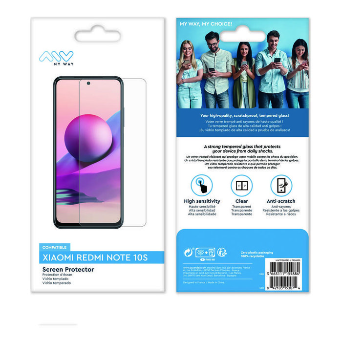 Muvit MyWay Screen Glass Xiaomi Redmi Note 10S