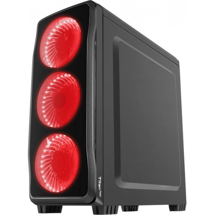 Natec Genesis PC case TITAN 750 RED