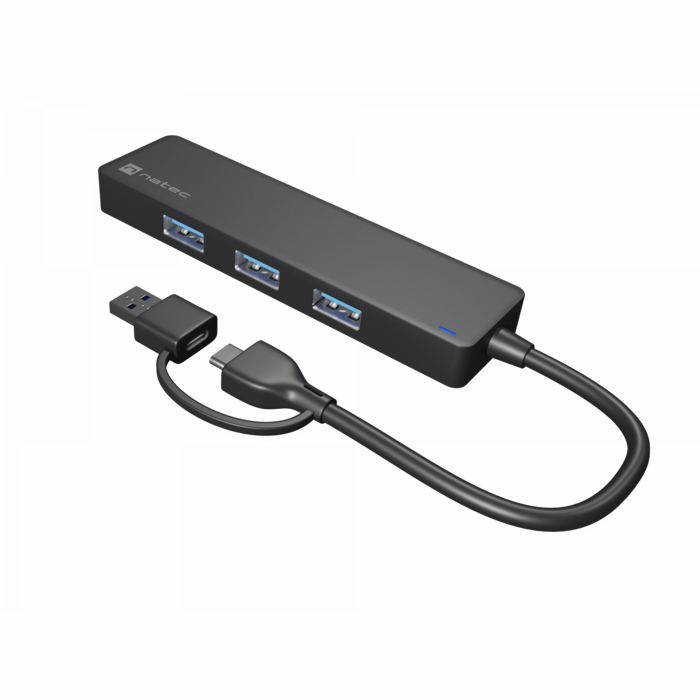 Natec NHU-2023 USB HUB with up to 4 USB-A 3.0