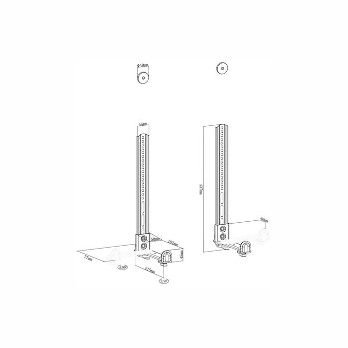 Newstar AWL29-650BL1 Neomounts max.15kg