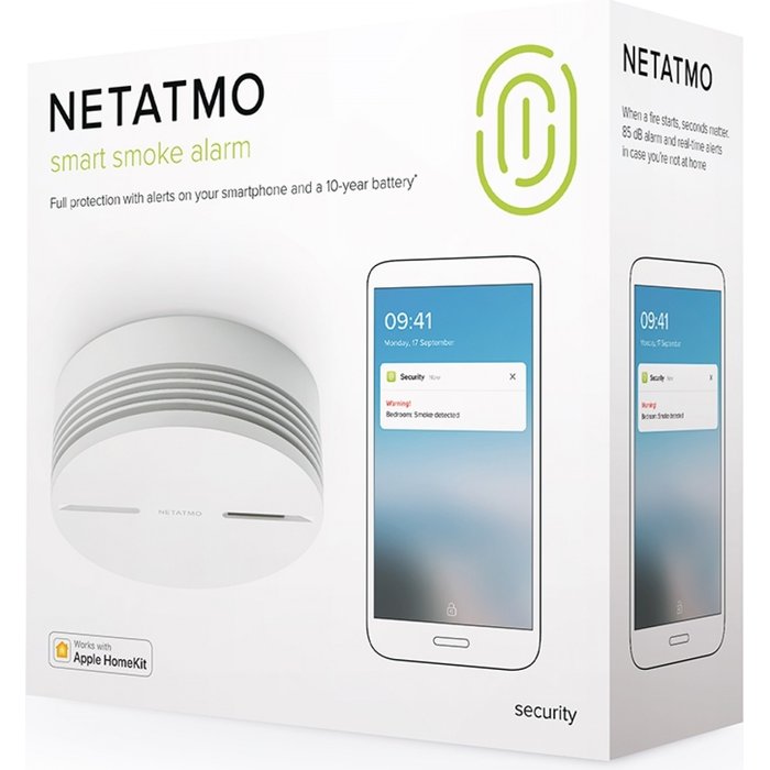 Dūmu sensors Netatmo Smart Smoke Alarm