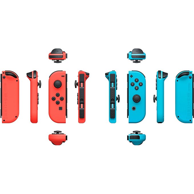 Nintendo Switch Joy-Con Pair Neon Red / Neon Blue