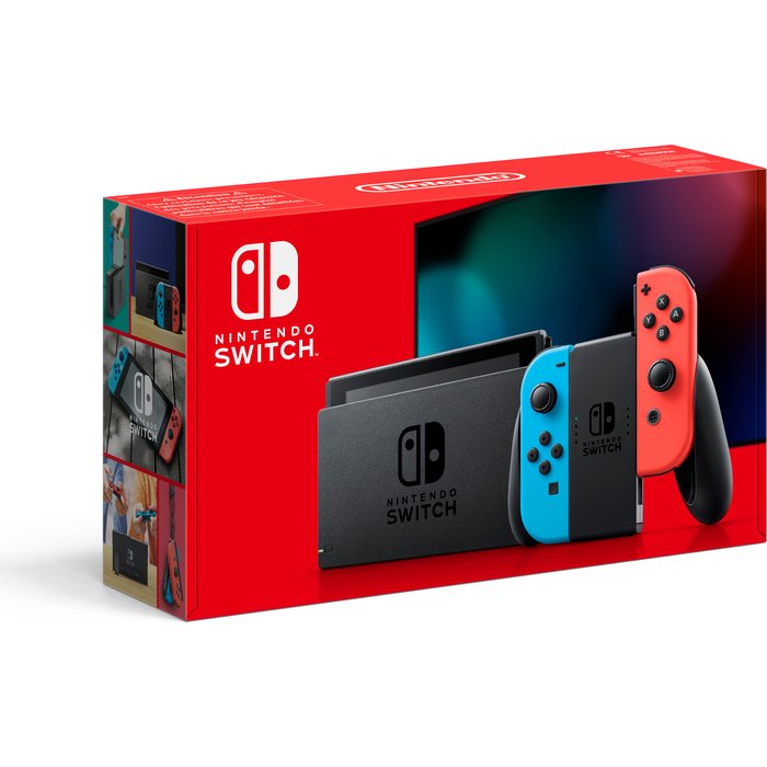 Игровая консоль Nintendo Switch Neon Blue / Red (Revised Model)