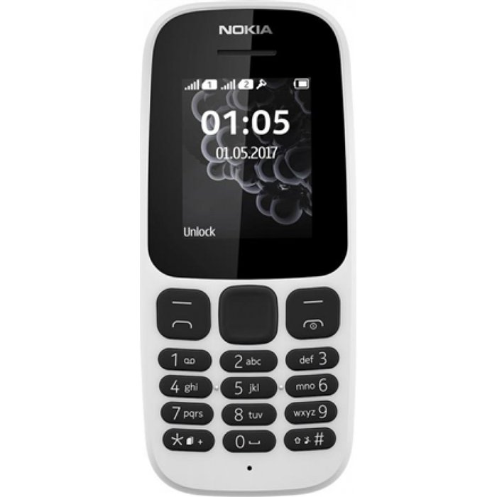 Tālrunis Nokia 105 (2017) White