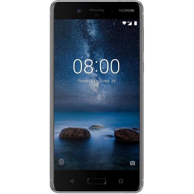 Mobilie telefoni un viedtālruņi Nokia 8 DUAL SIM Steel