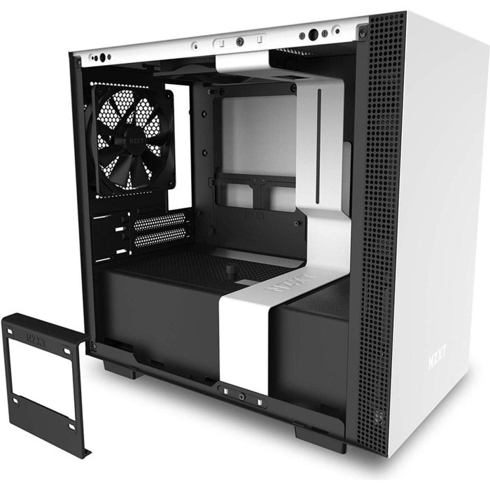 Stacionārā datora korpuss NZXT H210 Mini-ITX White/Black