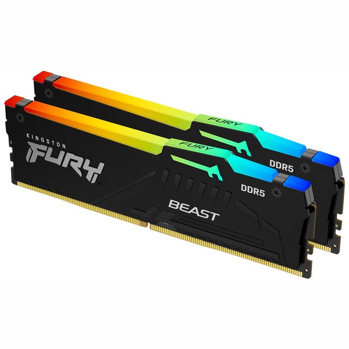 Operatīvā atmiņa (RAM) Kingston Fury Beast 64GB 6000MHz DDR5 KF560C40BBAK2-64