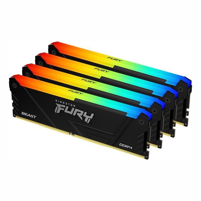 Operatīvā atmiņa (RAM) Kingston Fury Beast 64GB 3200 Mhz DDR4 KF432C16BB12AK4/64