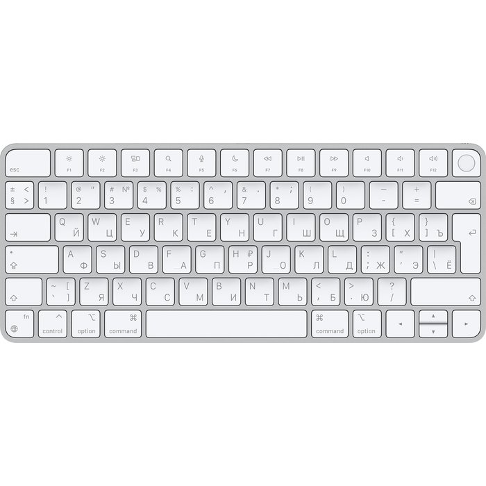 Klaviatūra Apple Magic Keyboard with Touch ID RUS Silver