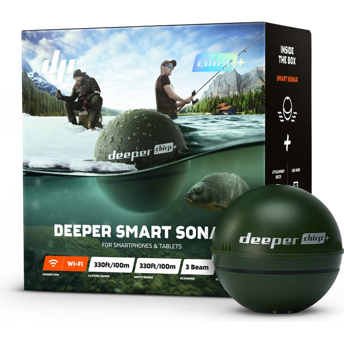 Deeper Smart Sonar Chirp+ and Silicon Power Bank C100
