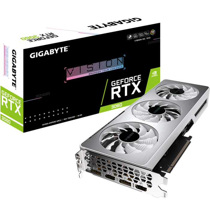 Gigabyte GeForce RTX 3060 Vision OC 12G (rev. 2.0) 12GB