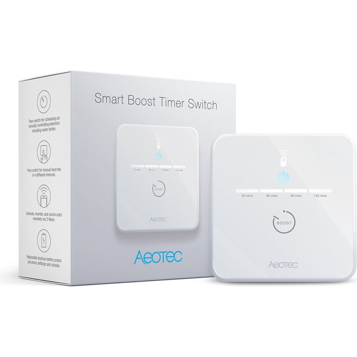 Viedais slēdzis Aeotec Smart Boost Timer Switch