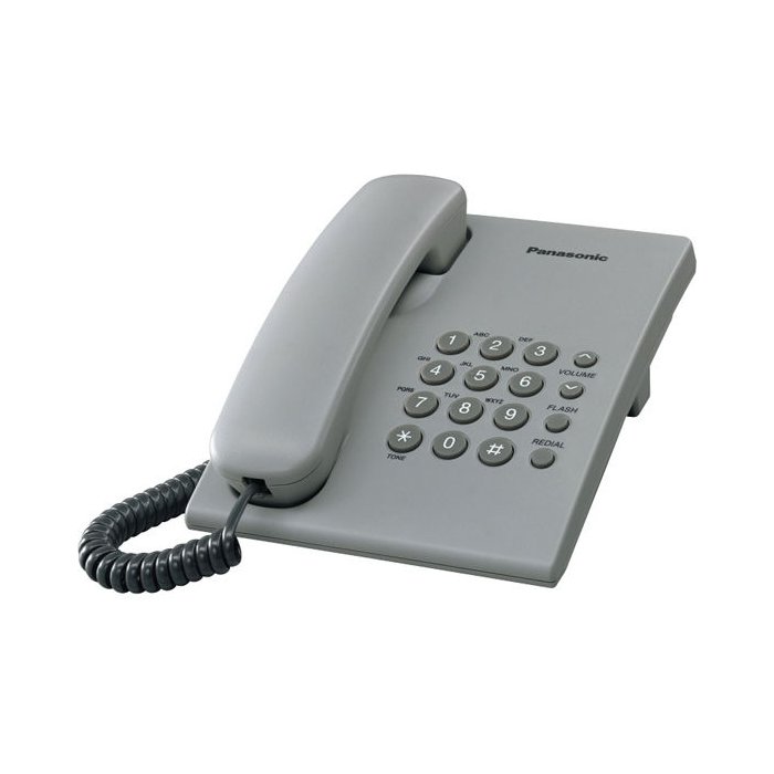 Stacionārais telefons Panasonic KX-TS500FXH Grey