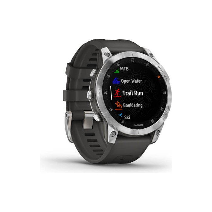 Garmin Epix 2 Slate Steel with Silicone Band