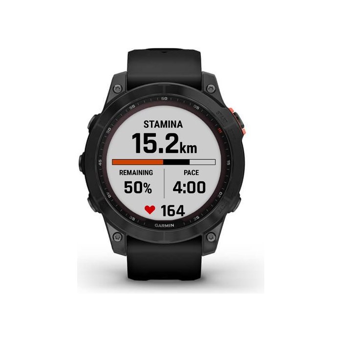 Garmin Fenix 7 Solar Slate Gray with Black Band