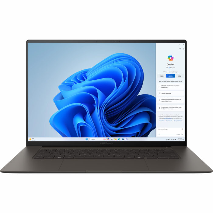 Portatīvais dators Asus Zenbook S 16 OLED UM5606WA-RK215W 16" Zumaia Gray 90NB13M1-M00FT0