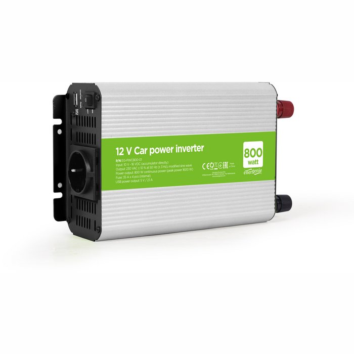 Akumulators (Power bank) Gembird EG-PWC800-0 12V Car Power Inverter