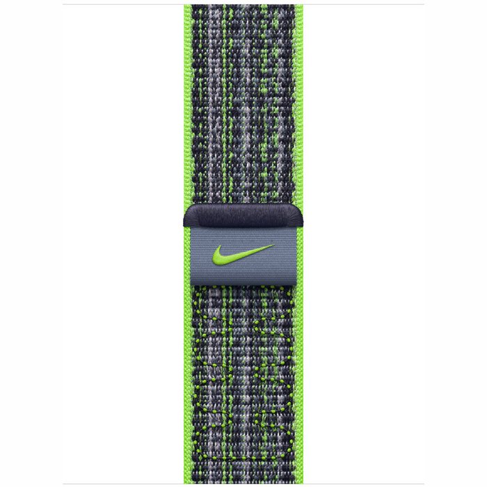 Apple 41mm Bright Green/Blue Nike Sport Loop