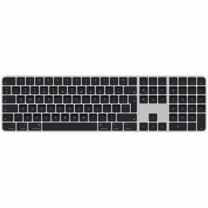 Klaviatūra Apple Magic Keyboard with Touch ID and Numeric Keypad Black