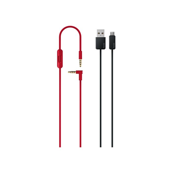Austiņas Beats  Studio3 Wireless Defiant Black/Red