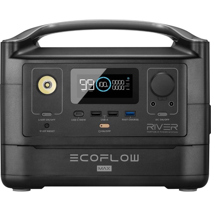 Akumulators (Power bank) EcoFlow River Max Portable Power Station 576 Wh