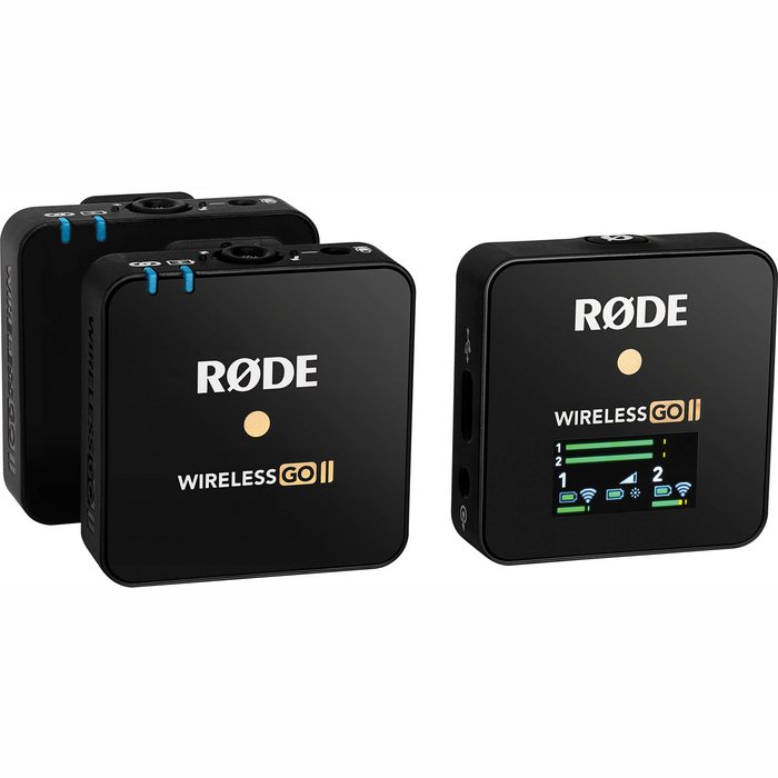 Mikrofons Rode Wireless GO II bezvadu mikrofonu sistēma