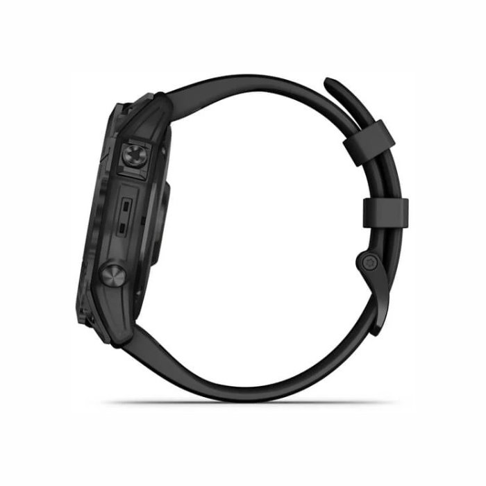 Garmin Fenix 7X Sapphire Solar Black DLC Titanium with Black Band