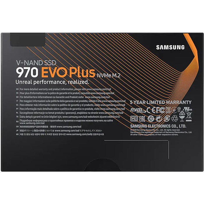 Iekšējais cietais disks Samsung 970 Evo Plus 250GB