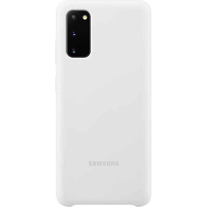 Samsung Galaxy S20 Silicone Cover White