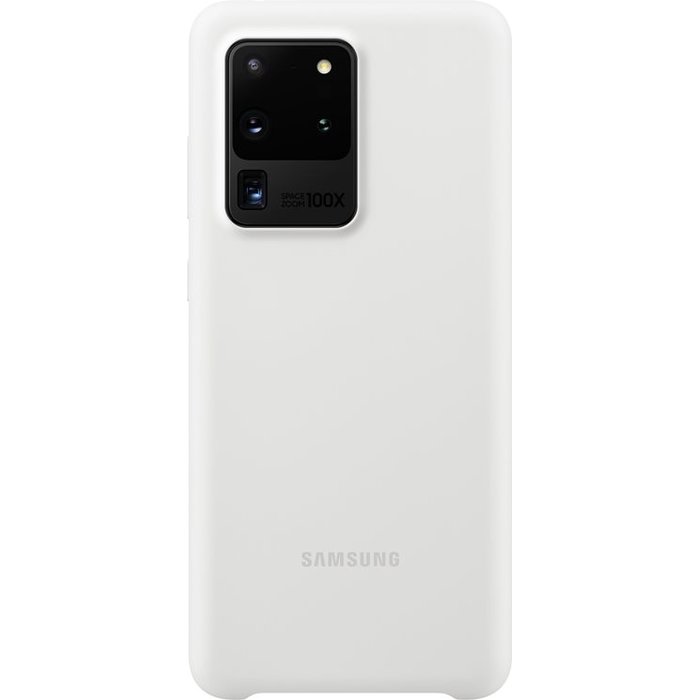 Samsung Galaxy S20 Ultra Silicone Cover White