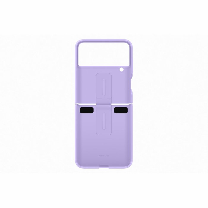 Samsung Galaxy Flip4 Silicone Cover with Ring Bora Purple