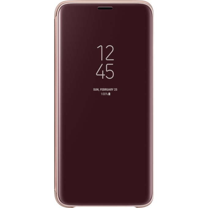 Telefona vāciņi un maciņi Samsung Galaxy S9 Clear View Standing Cover Gold