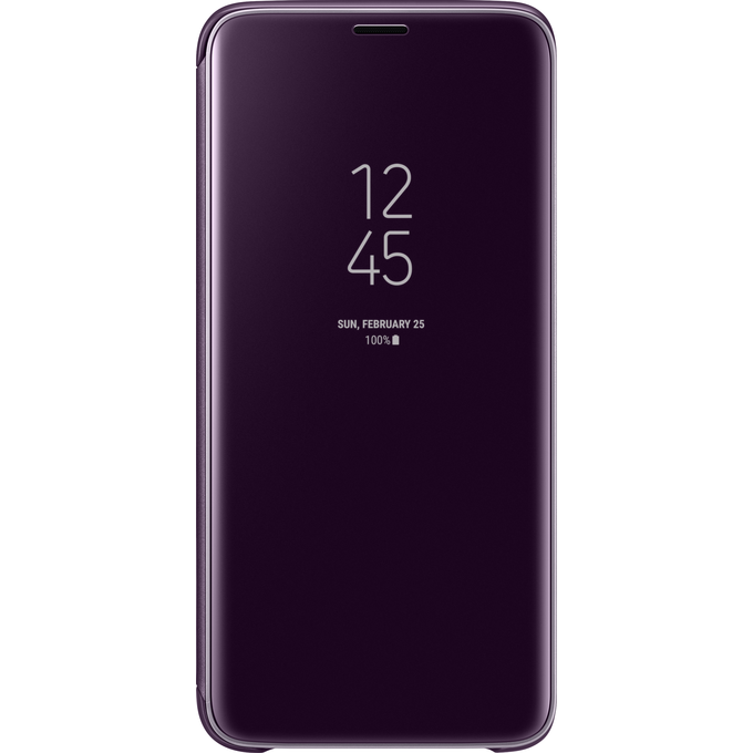 Telefona vāciņi un maciņi Samsung Galaxy S9 Clear View Standing Cover Purple