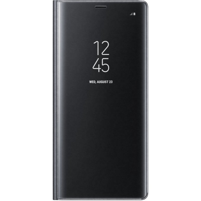 Telefona vāciņi un maciņi Samsung Note 8 Clear View Standing Cover Black